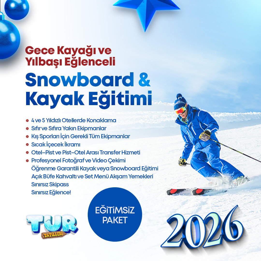 Yılbaşı Özel | Usta Kayak Paketi Erciyes Kış Kampı